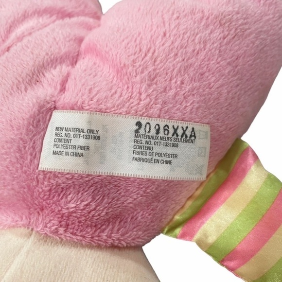 FISHER Price Babys My First Doll Pink 10” Plush Baby Rattle Security Lovey 2008 - Picture 4 of 6